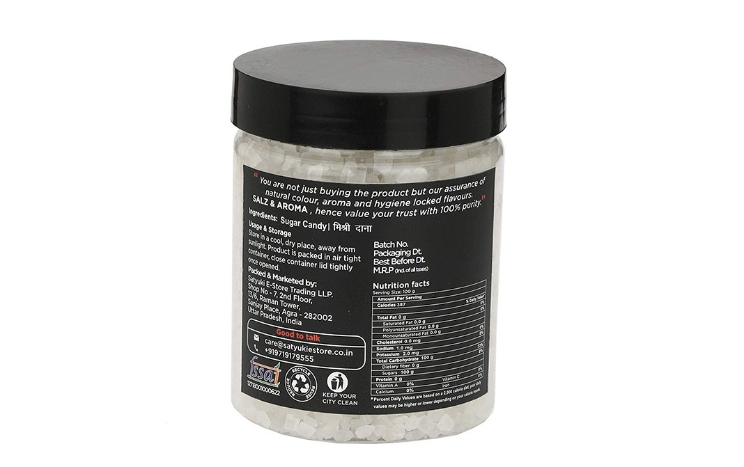 Salz & Aroma Sugar Candy    Plastic Jar  250 grams